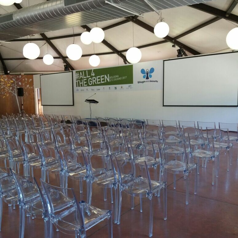 noleggio sedie sedia b-side trasparente