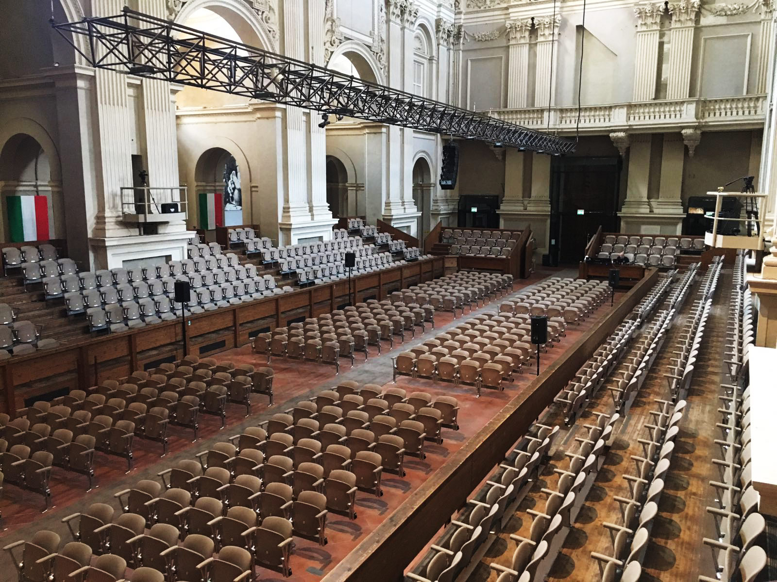 allestimento evento hospice renzo piano