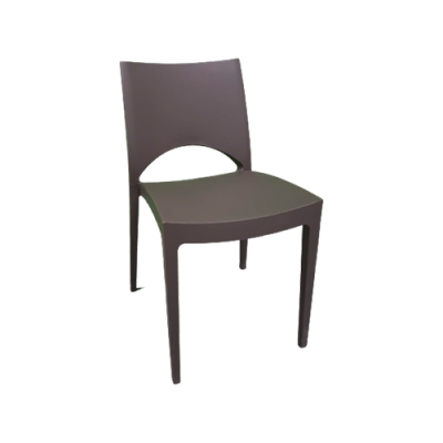 SEDIA IN POLIPROPILENE - PARIS TEAK
