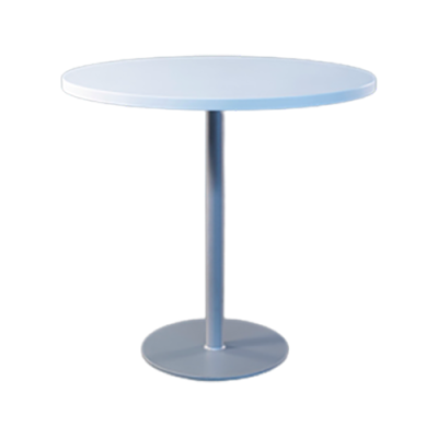 TAVOLO CON TOP TONDO